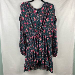 Free people flower fields mini dress.  Size M